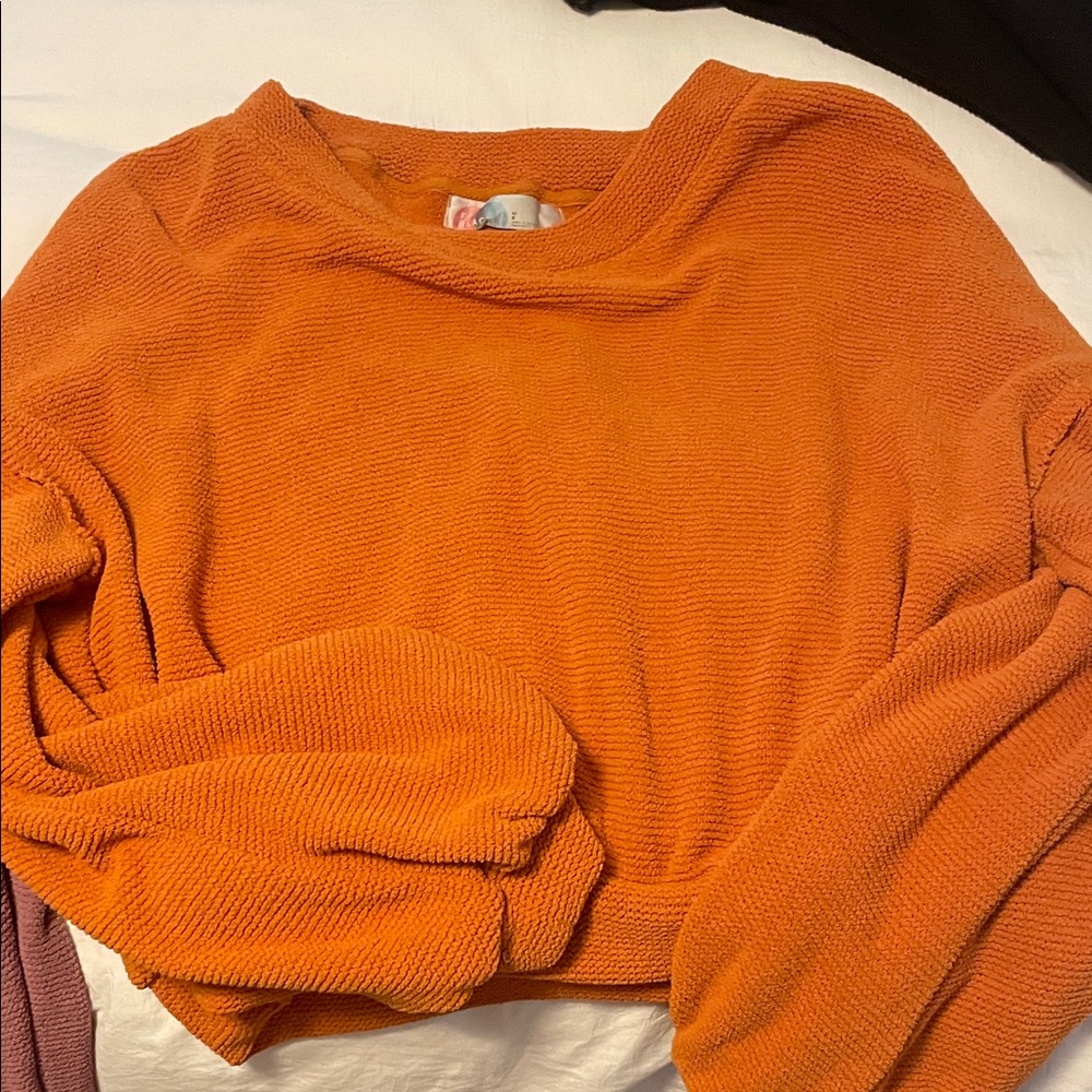 Cozy Orange Sweater